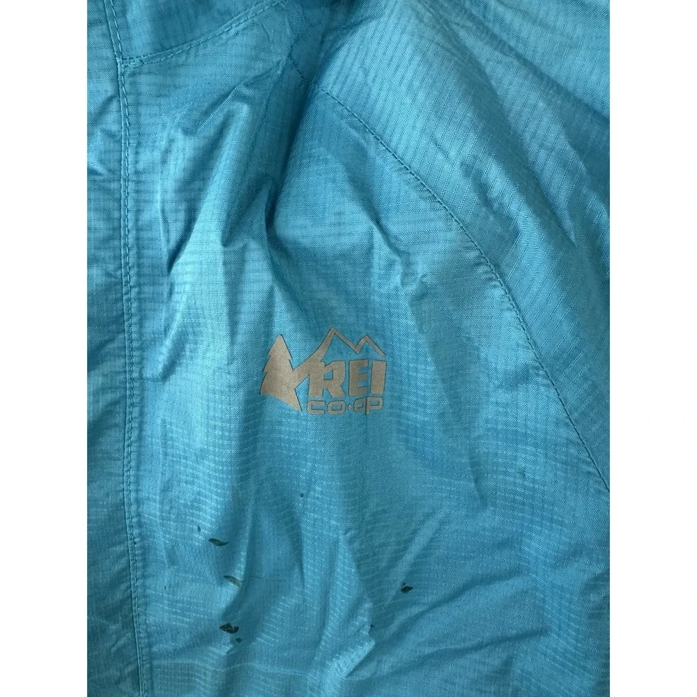 REI Waterproof Blue Rain Jacket Boy's Kid's XXS 4 / 5